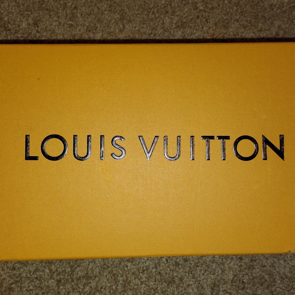 Louis Vuitton Orange Shoe Box